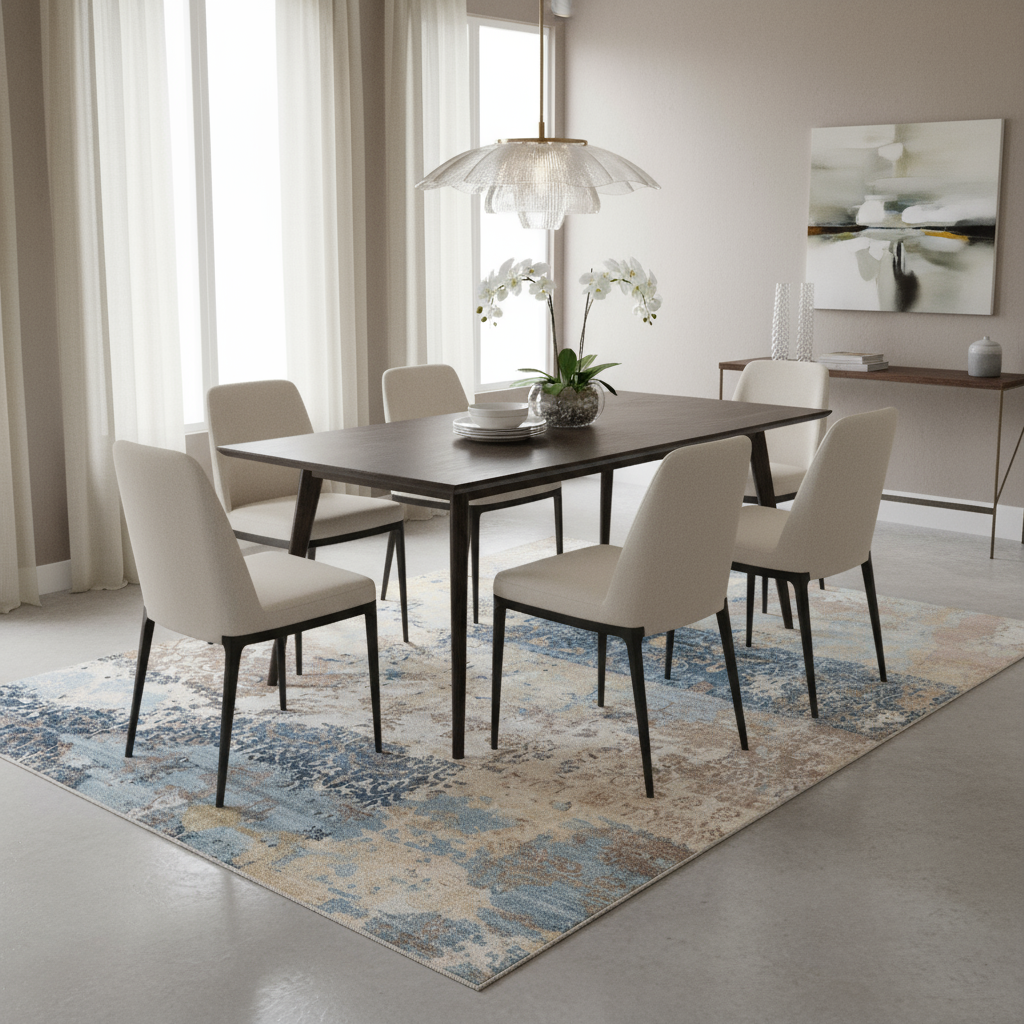 9.1 x 11.9 ft Hand Knotted Modern Rug