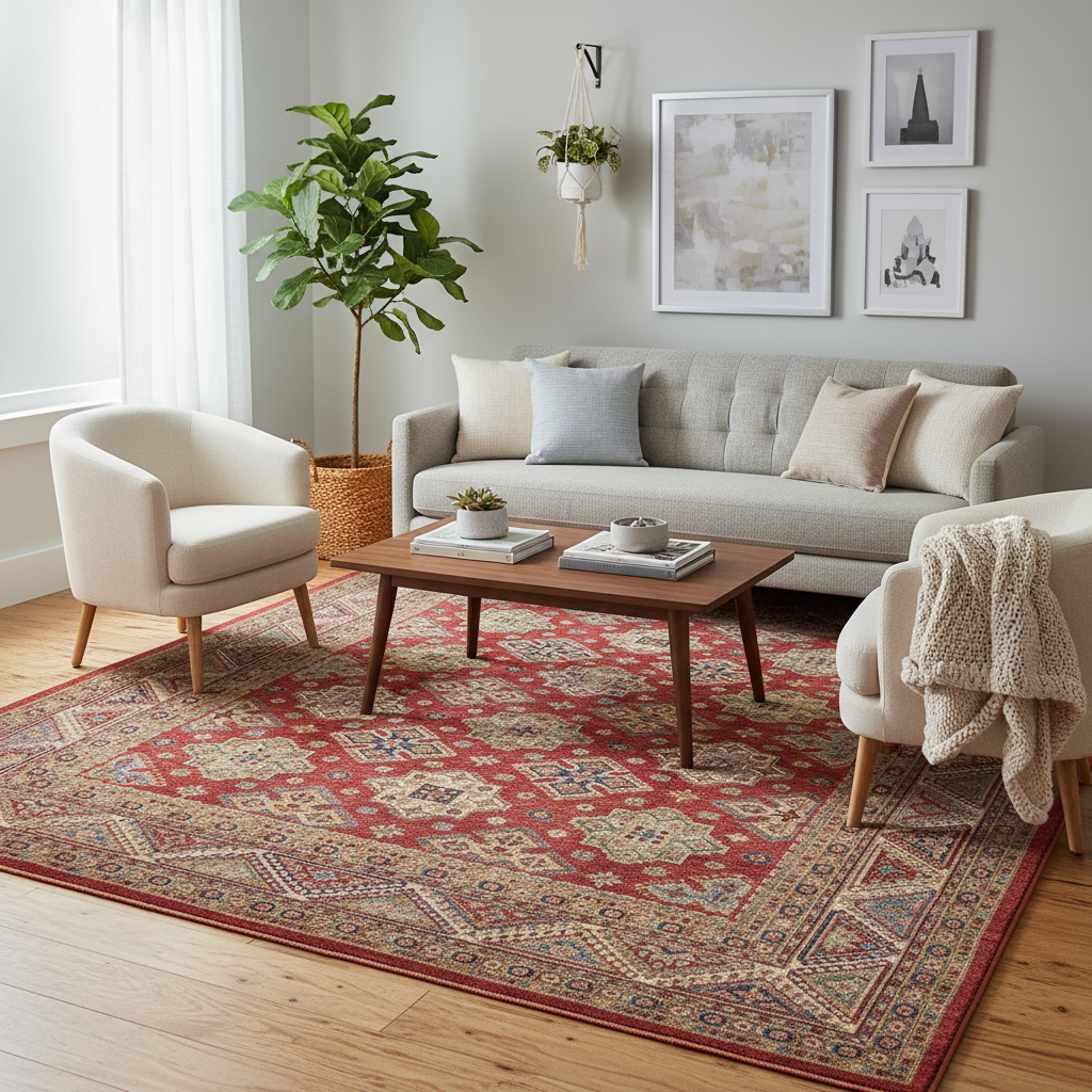 11.11 x 15.8 ft Hand Knotted Fine Kazak Rug