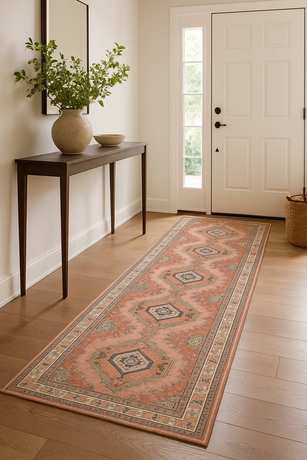 3.2 x 11.5 ft Hand Knotted Vintage Oushak Runner