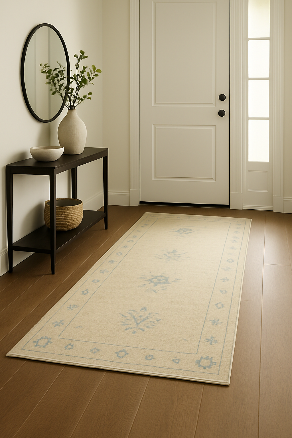 3.1 x 8.10 ft Hand Knotted Oushak Runner