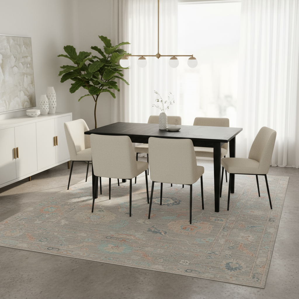8.7 x 10.5 ft Hand Knotted Oushak Rug