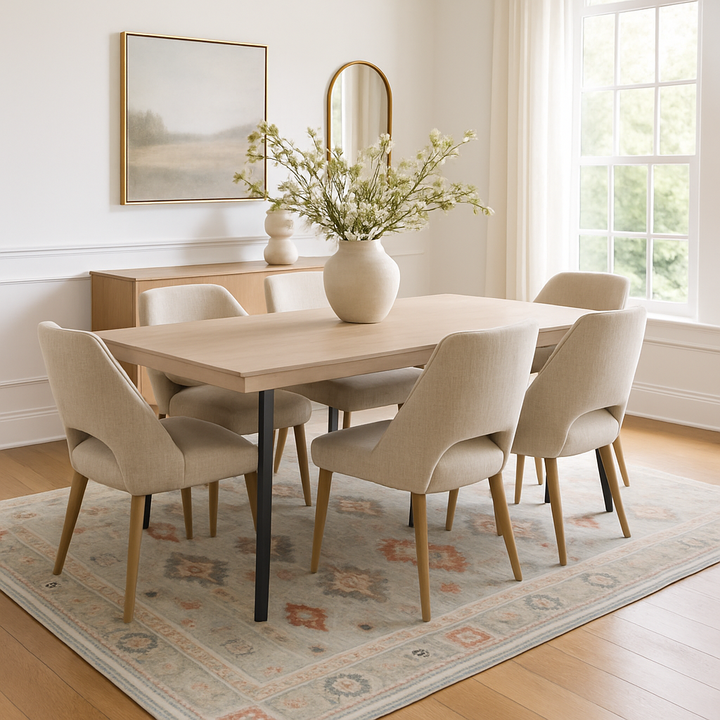 8.3 x 9.7 ft Hand Knotted Oushak Rug