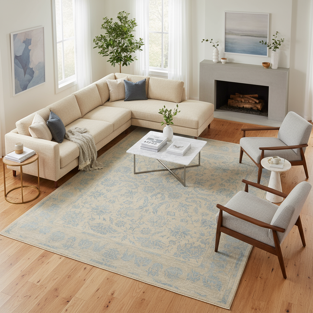 8 x 9.9 ft Hand Knotted Chobi Rug