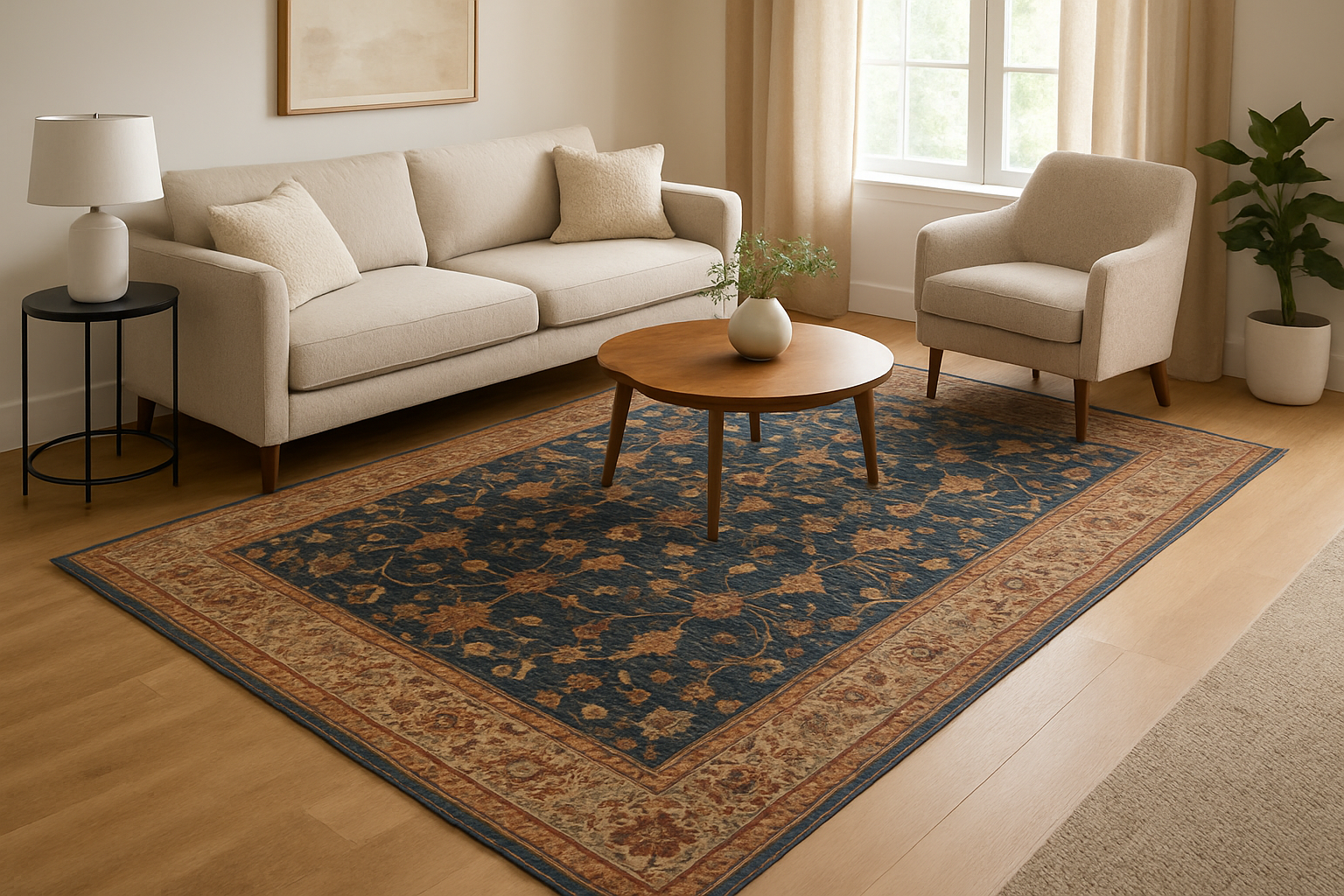 7.8 x 9.11 ft Hand Knotted Sultanabad Rug