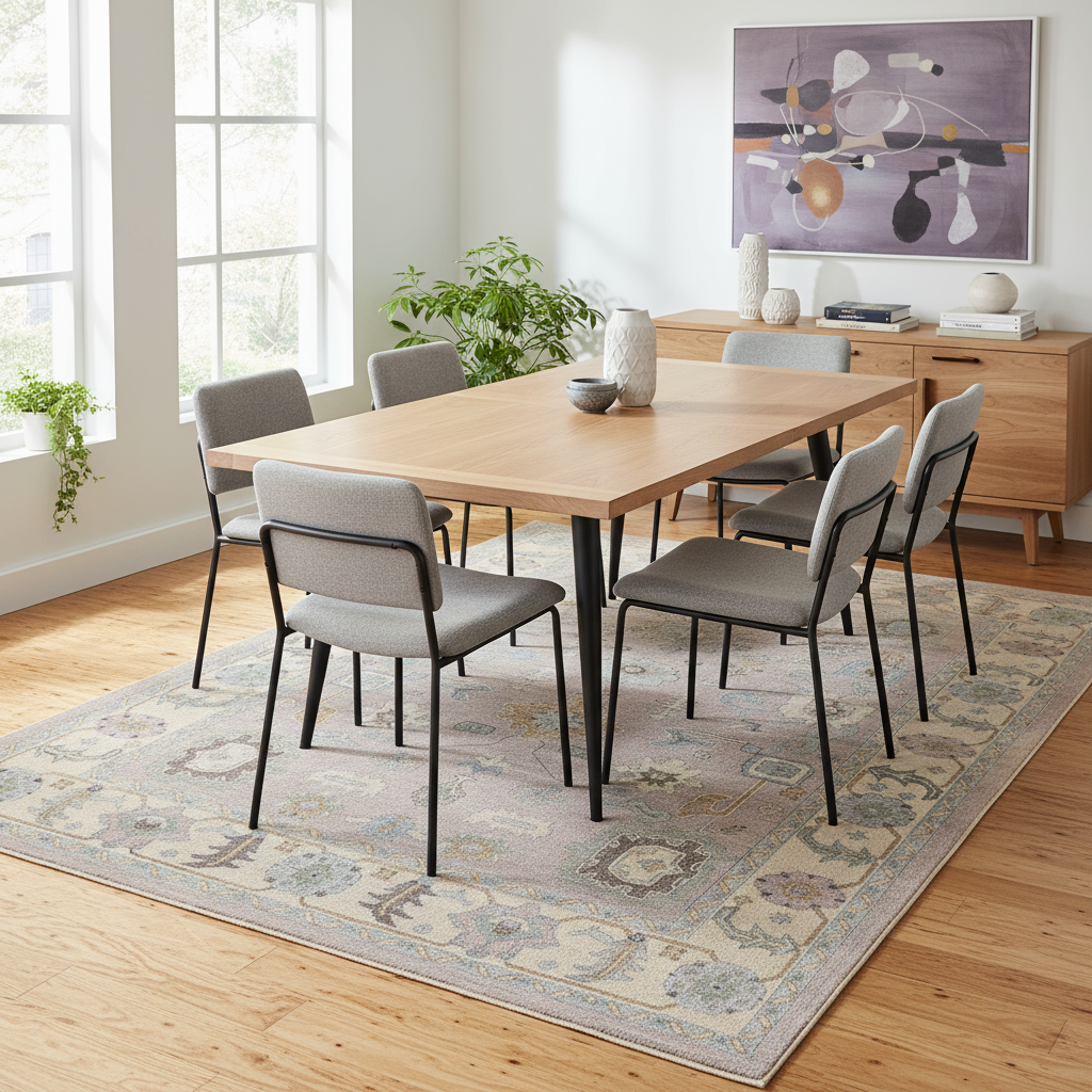 9 x 12.7 ft Hand Knotted Oushak Rug