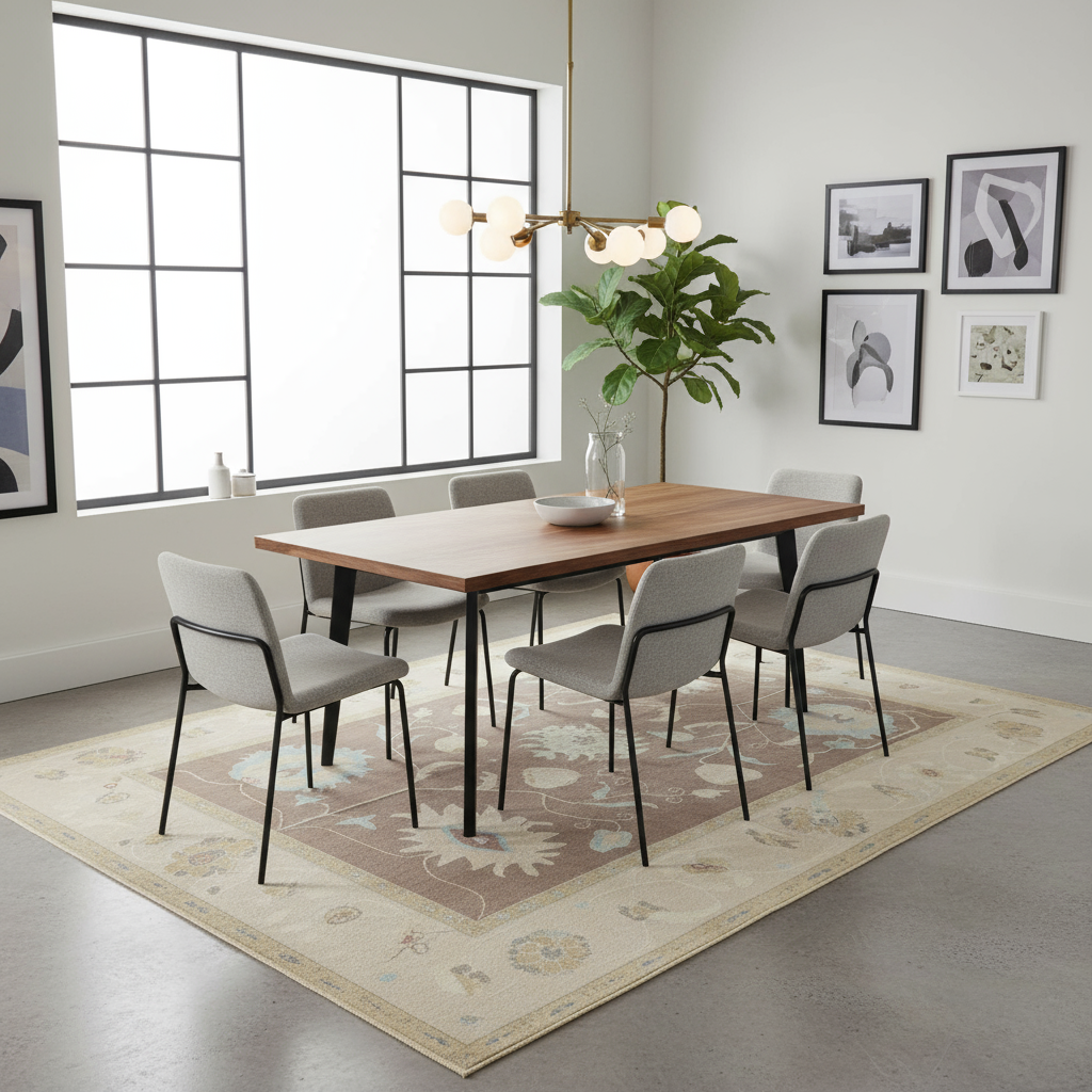 9.5 x 13 ft Hand Knotted Persian Mahal Rug