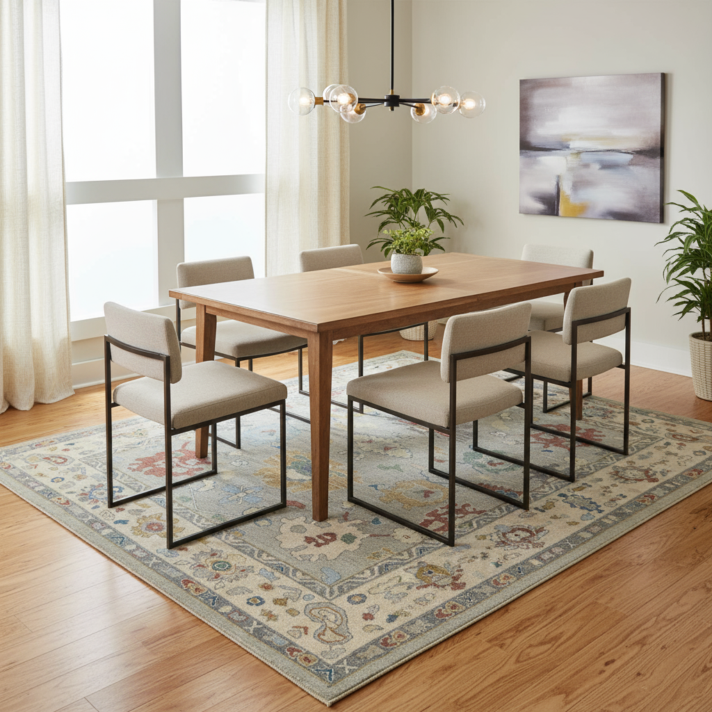 9.10 x 11.5 ft Hand Knotted Oushak Rug