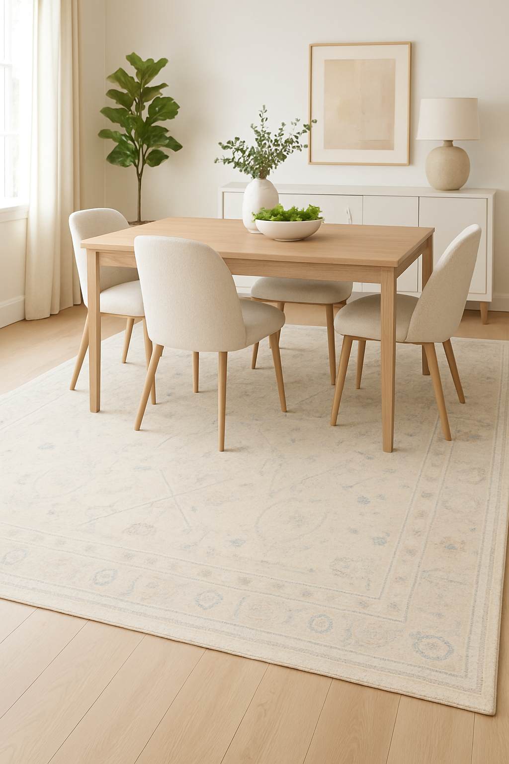 8.7 x 11.6 ft Hand Knotted Oushak Rug