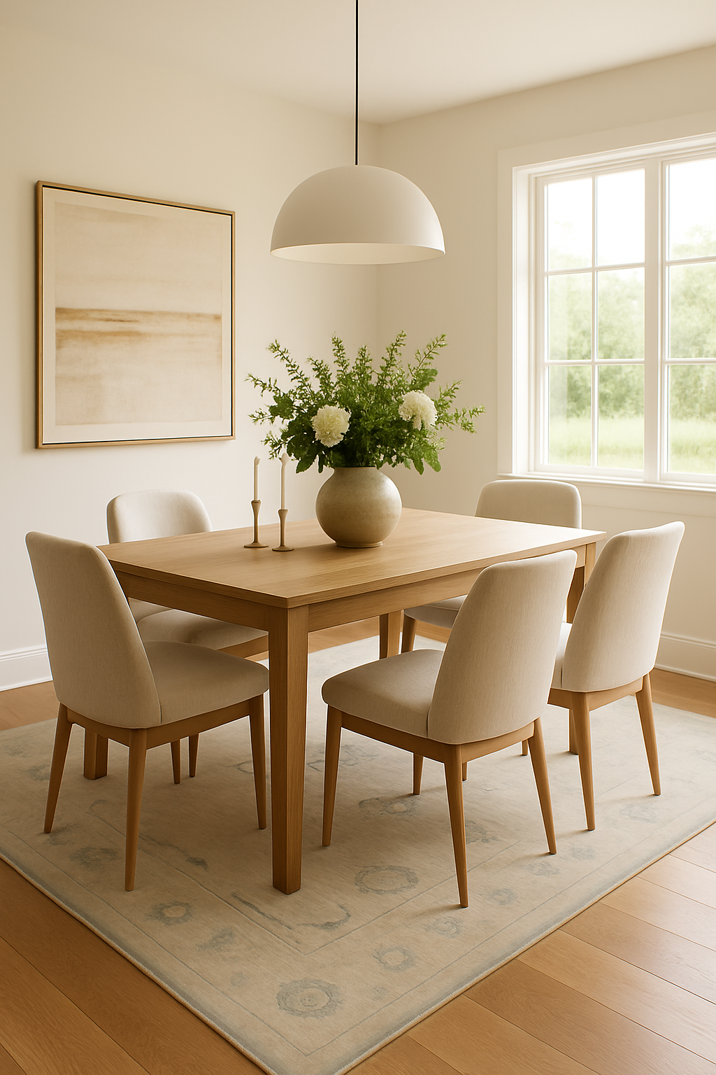 10 x 13.6 ft Hand Knotted Oushak Rug