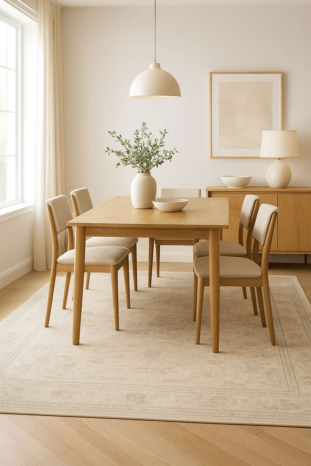 8.9 x 11.8 ft Hand Knotted Oushak Rug