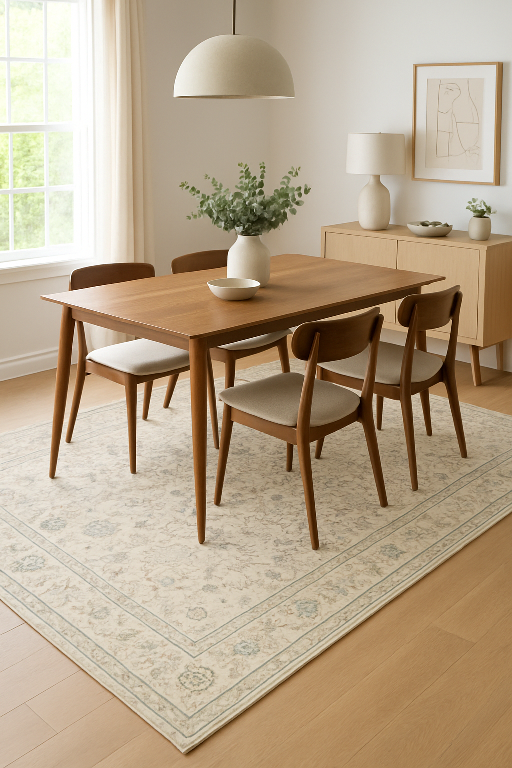 8.10 x 11.8 ft Hand Knotted Oushak Rug