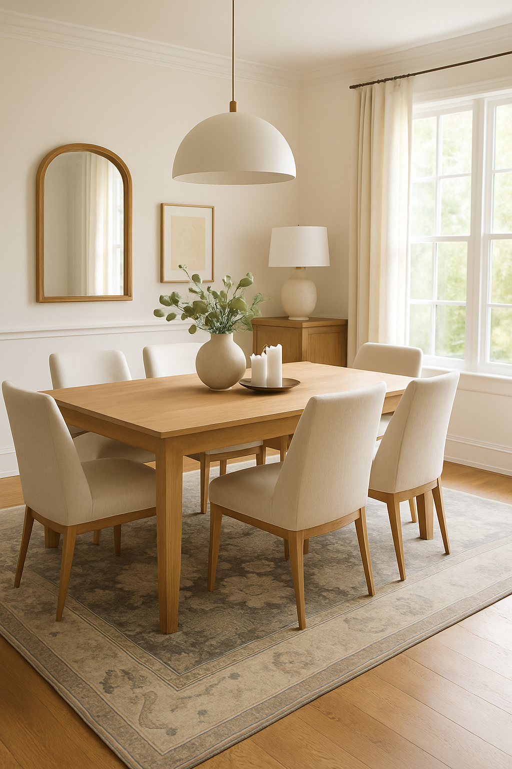 8.5 x 10.10 ft Hand Knotted Oushak Rug