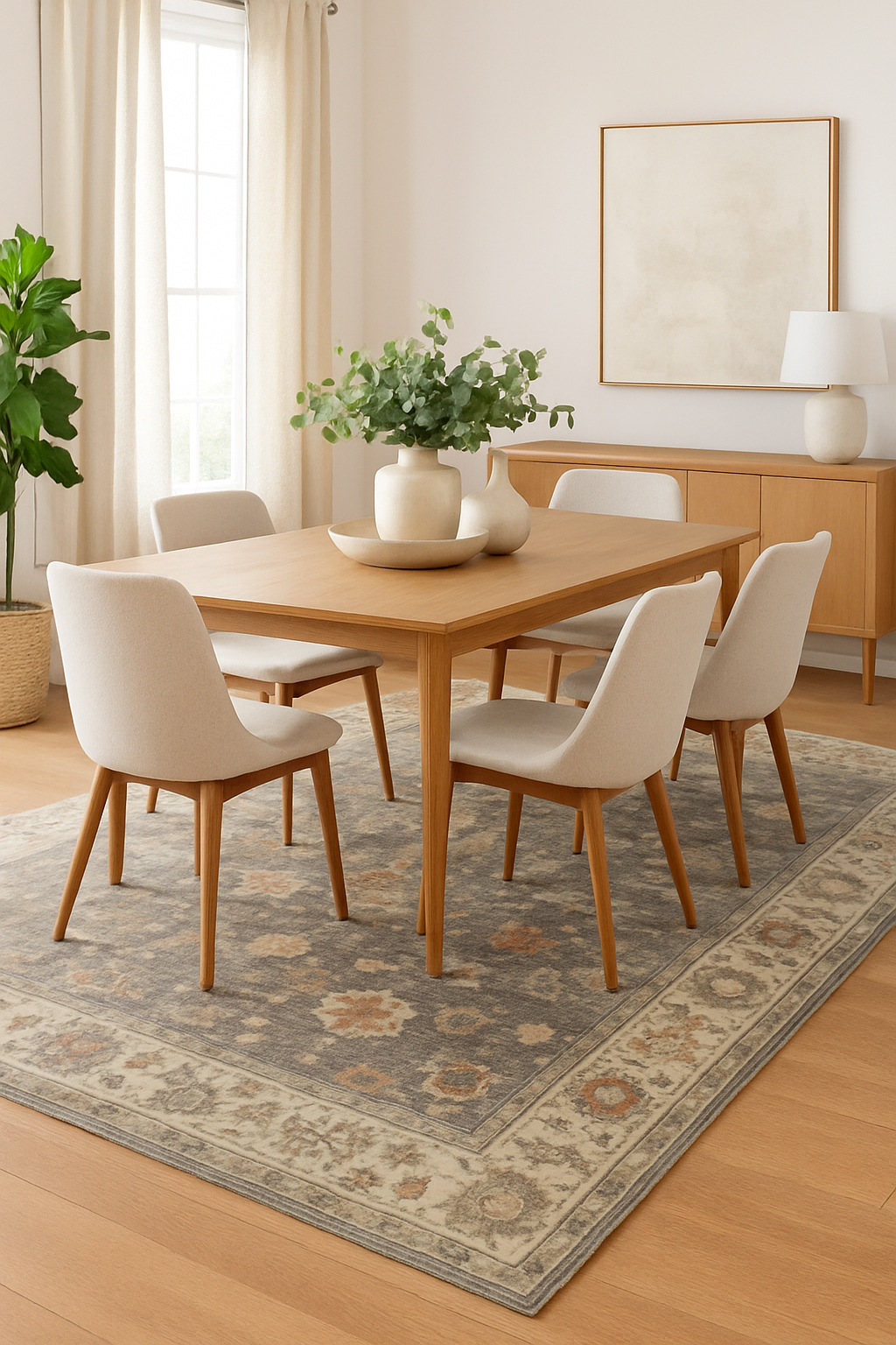 8.5 x 10.5 ft Hand Knotted Oushak Rug