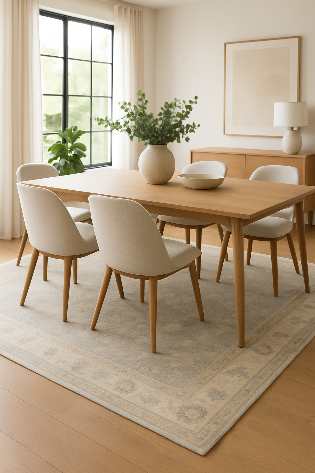 8.6 x 11.7 ft Hand Knotted Oushak Rug