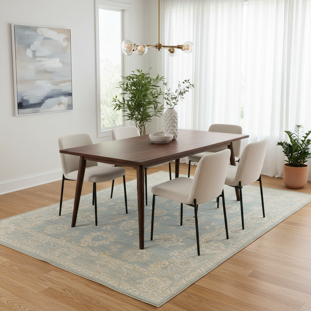8.1 x 9.10 ft Hand Knotted Oushak Rug