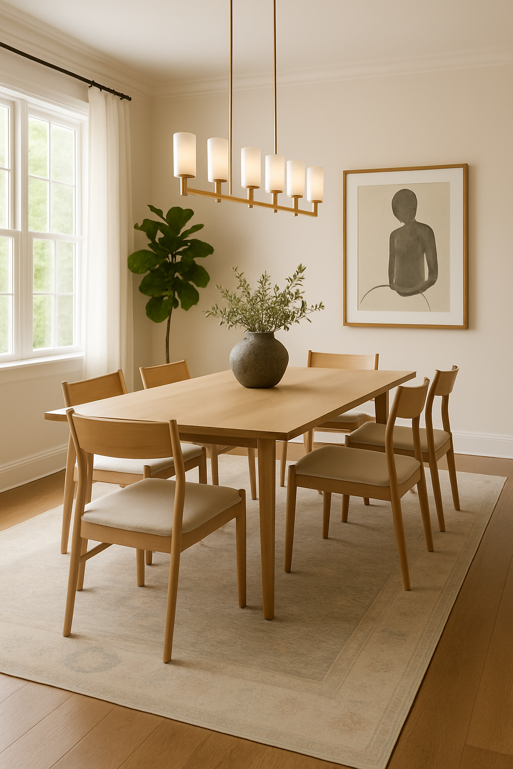 8.1 x 9.9 ft Hand Knotted Oushak Rug