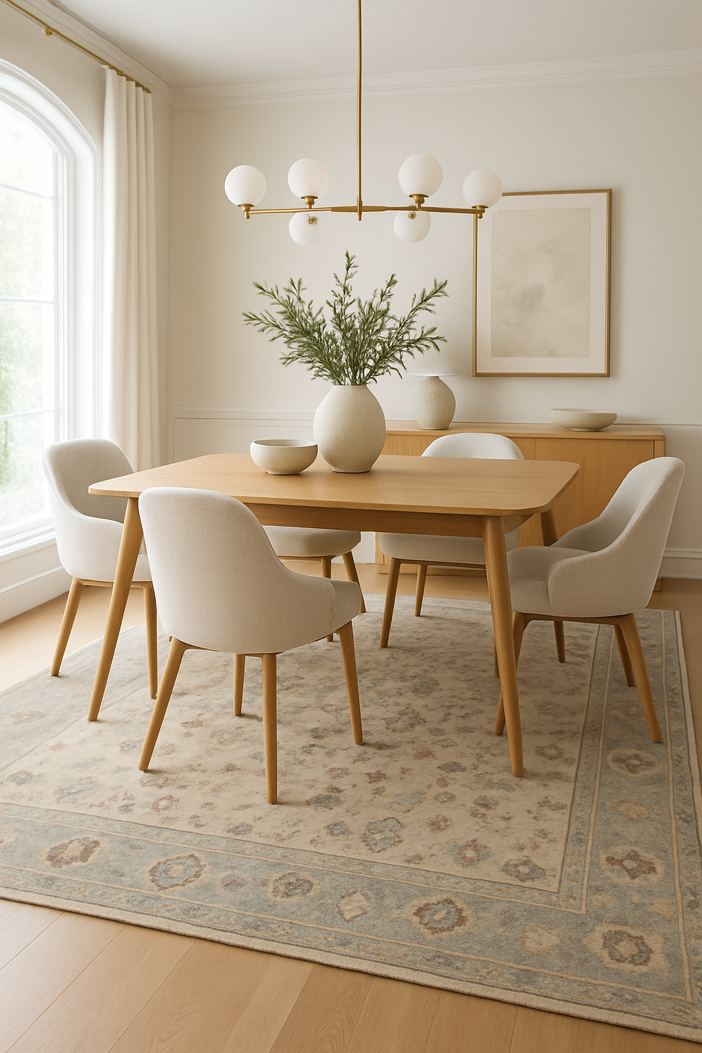 10.2 x 13.9 ft Hand Knotted Turkish Oushak Rug