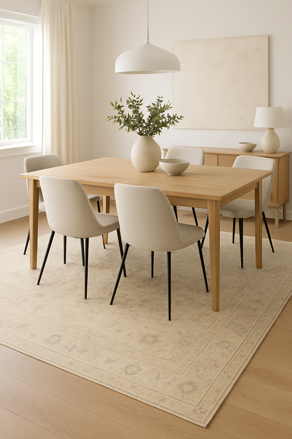 7.11 x 10.10 ft Hand Knotted Oushak Rug