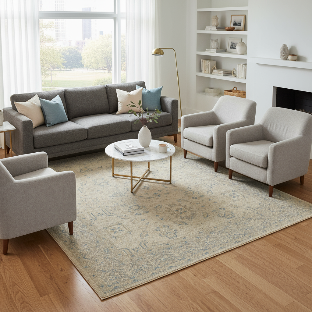 8.5 x 10.9 ft Hand Knotted Chobi Rug