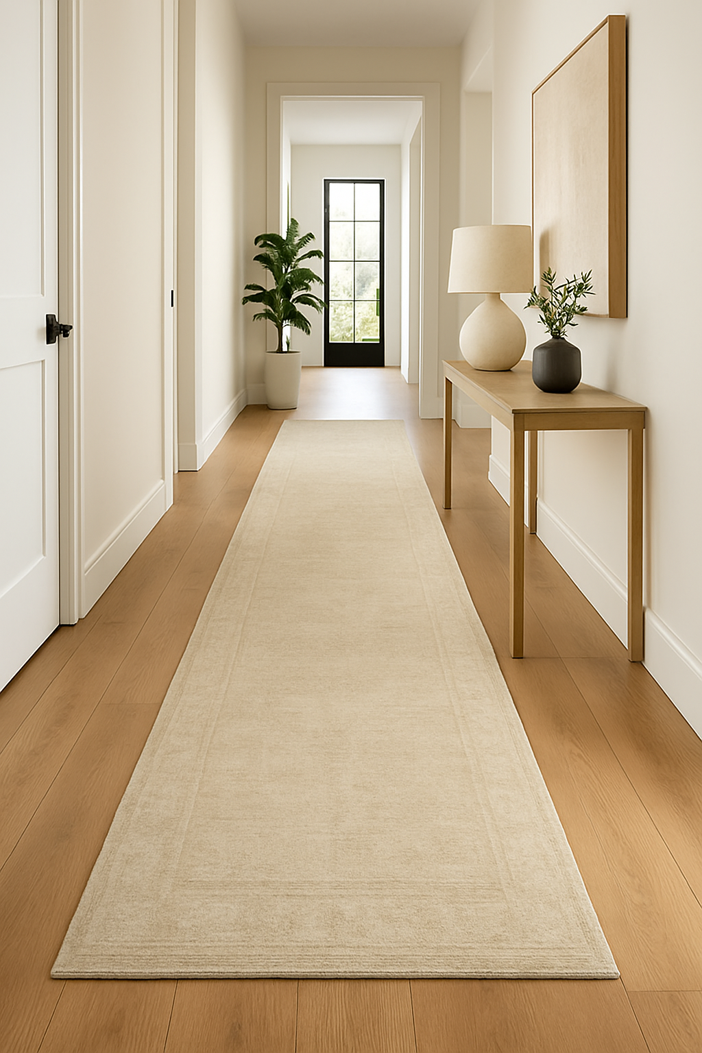 3.5 x 13 ft Hand Knotted Khotan Runner