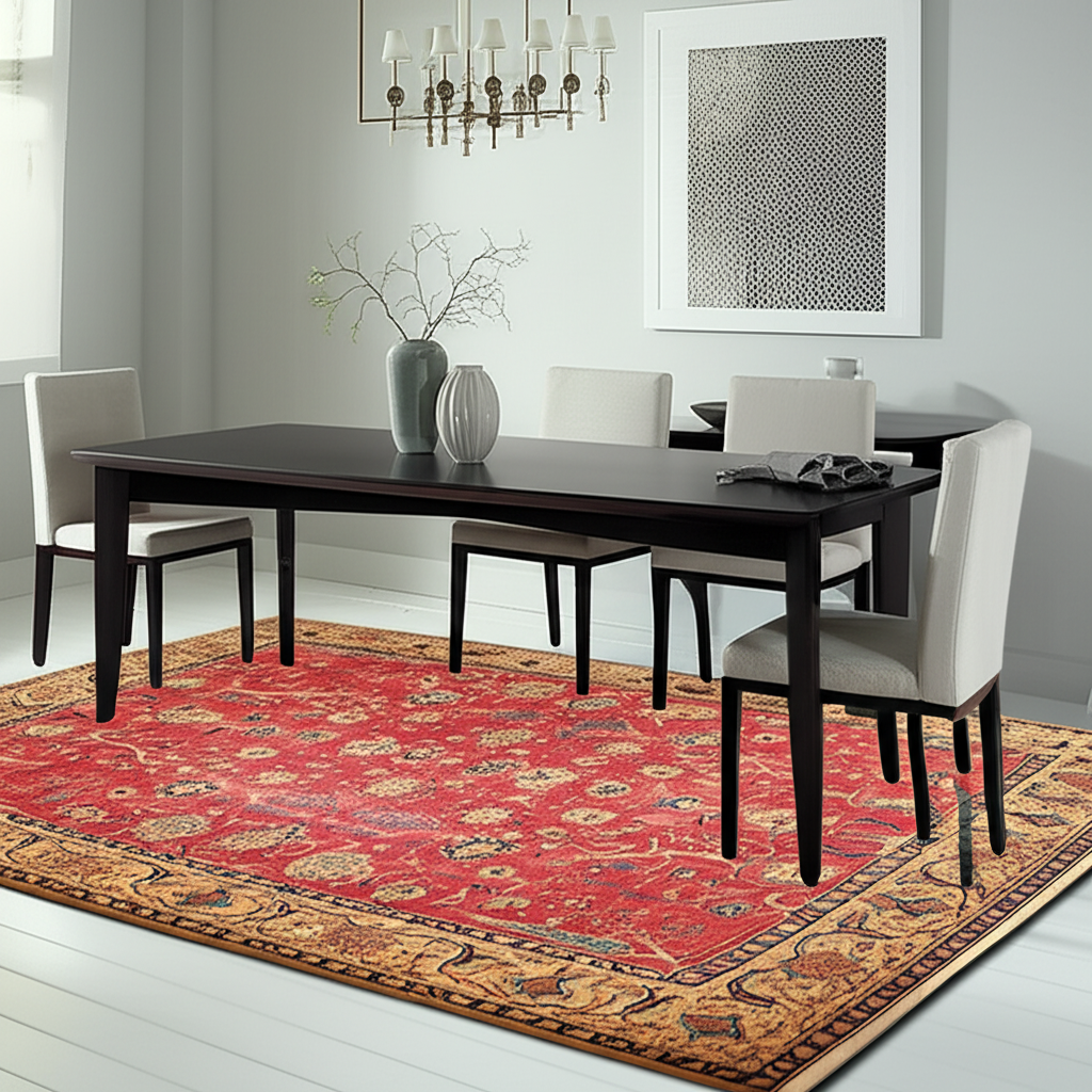 10.6 x 13.3 ft Hand Knotted Persian Tabriz Rug