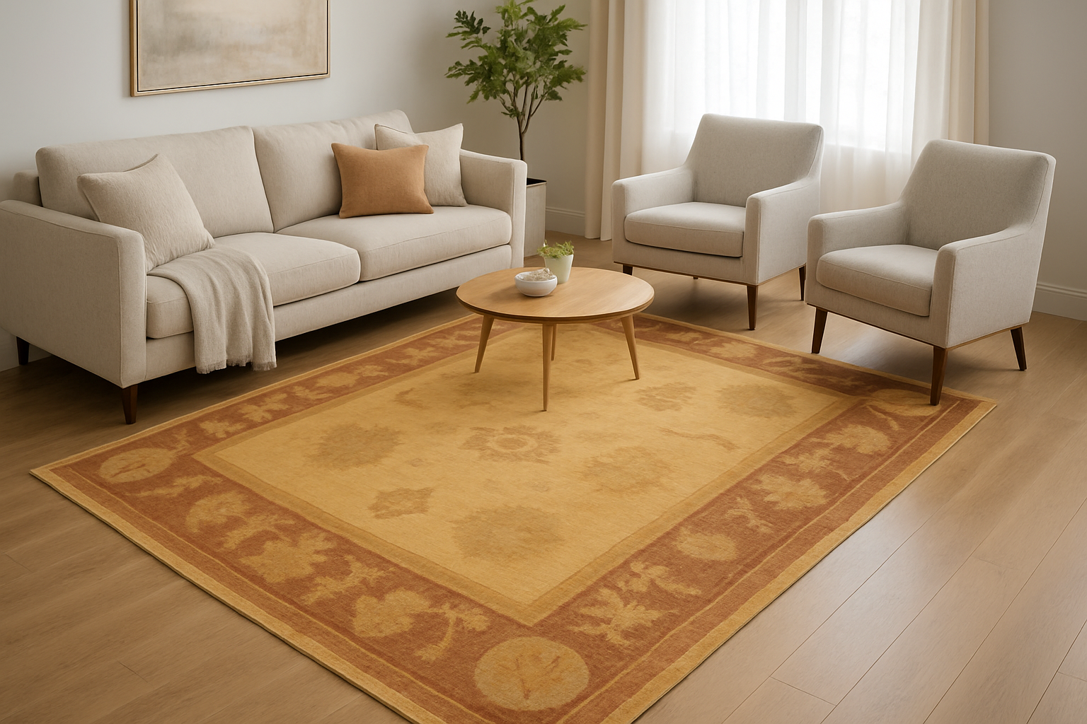 8.3 x 9.5 ft Hand Knotted Old Persian Mahal Rug