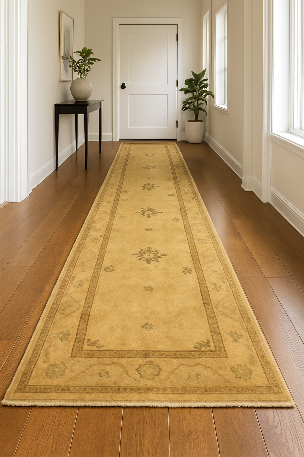 2.8 x 10.4 ft Hand Knotted Old Persian Mahal Runner