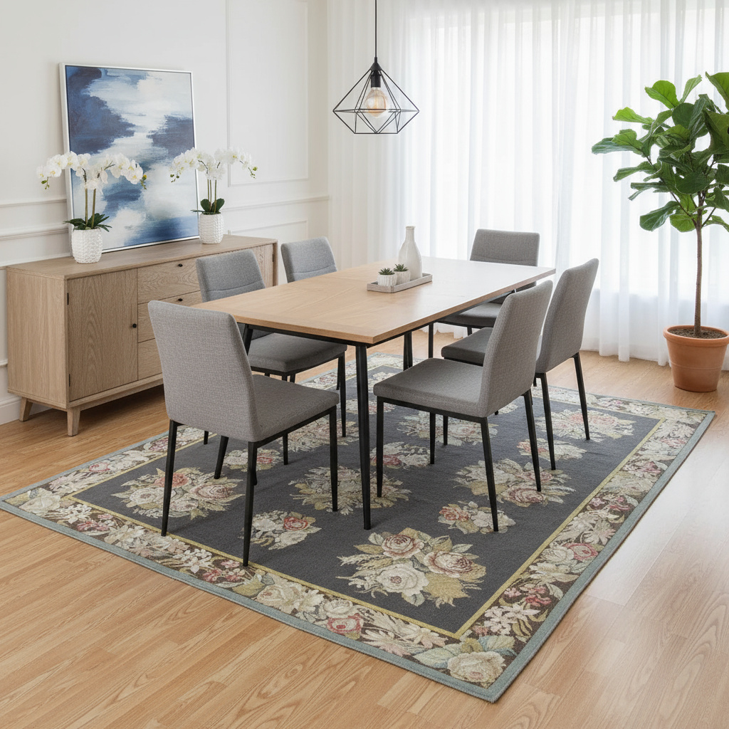 8.10 x 11.6 ft Handwoven Needlepoint Rug