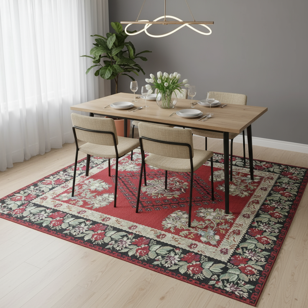 9.3 x 10.4 ft Hand Woven Kilim Rug