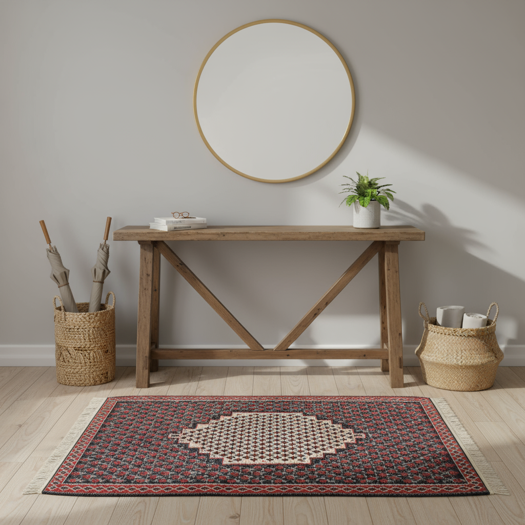 3.7 x 4.10 ft Hand Knotted Persian Kilim Rug