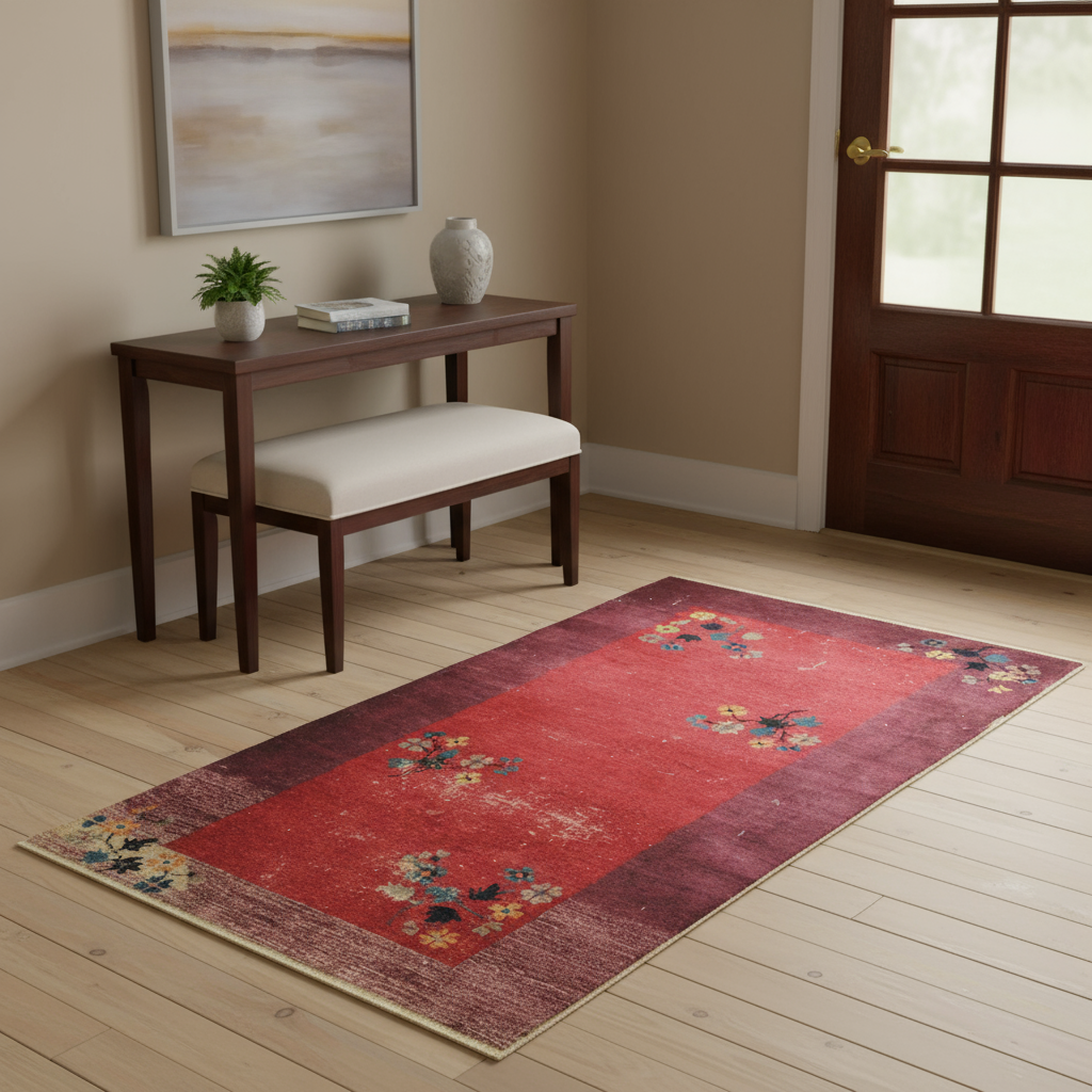3.2 x 5.7 ft Hand Knotted Chinese Rug