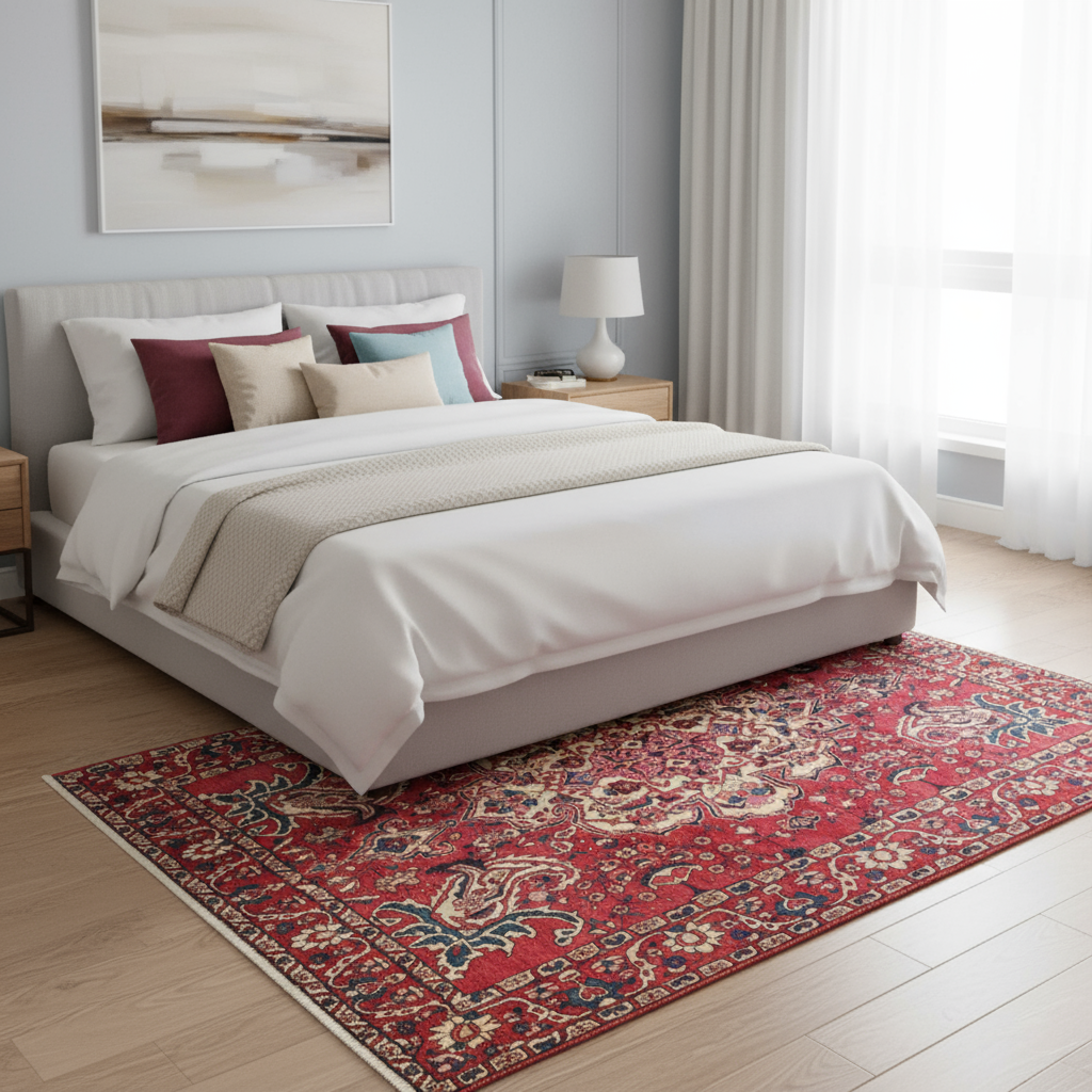 4.9 x 7.1 ft Hand Knotted Persian Bakhtiari Rug