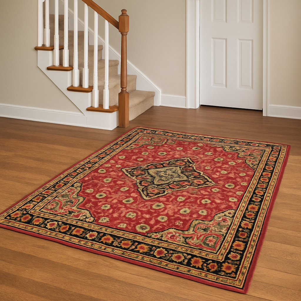 4.3 x 6.9 ft Hand Knotted Old Persian Mahal Rug