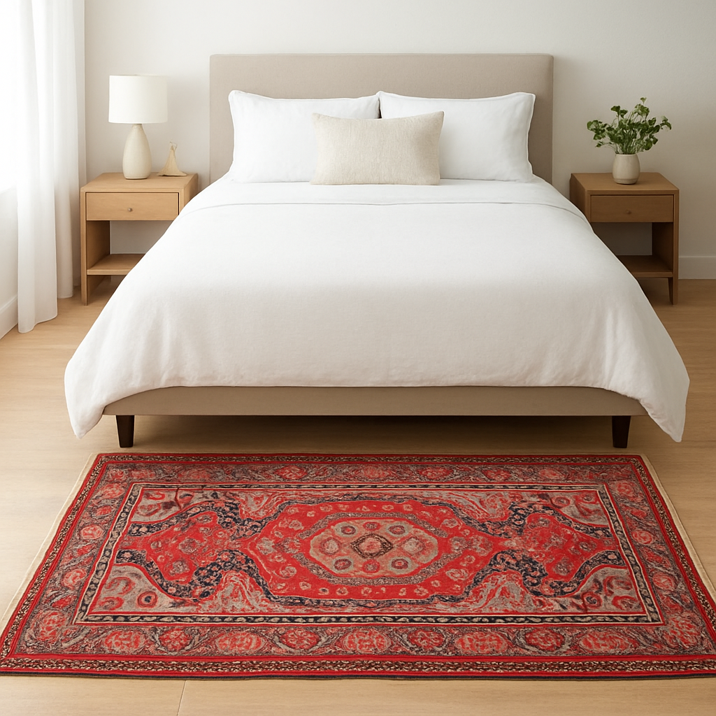 4.1 x 7 ft Hand Knotted Old Persian Hamadan Rug