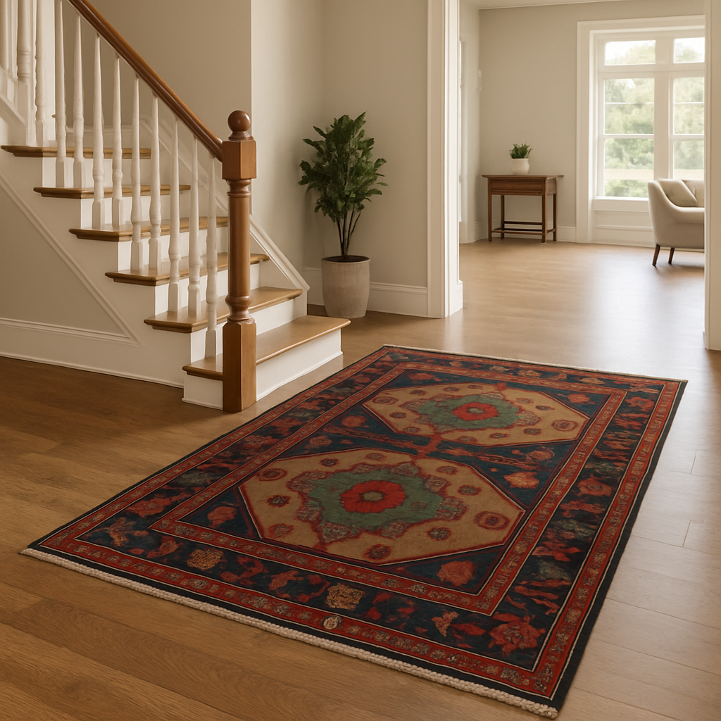 4.9 x 7 ft Hand Knotted Old Persian Kolye Rug