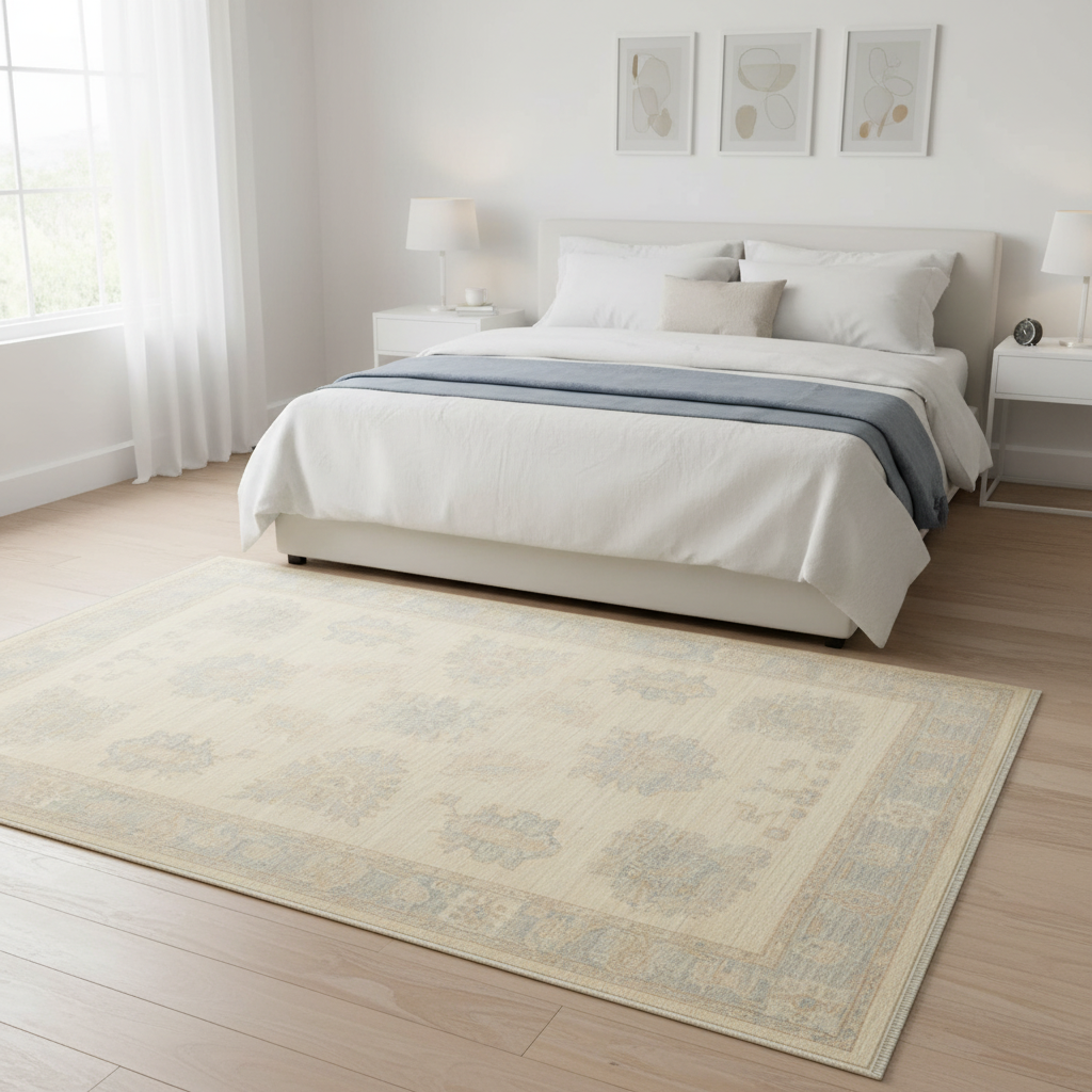 4 x 6 ft Hand Knotted Oushak Rug