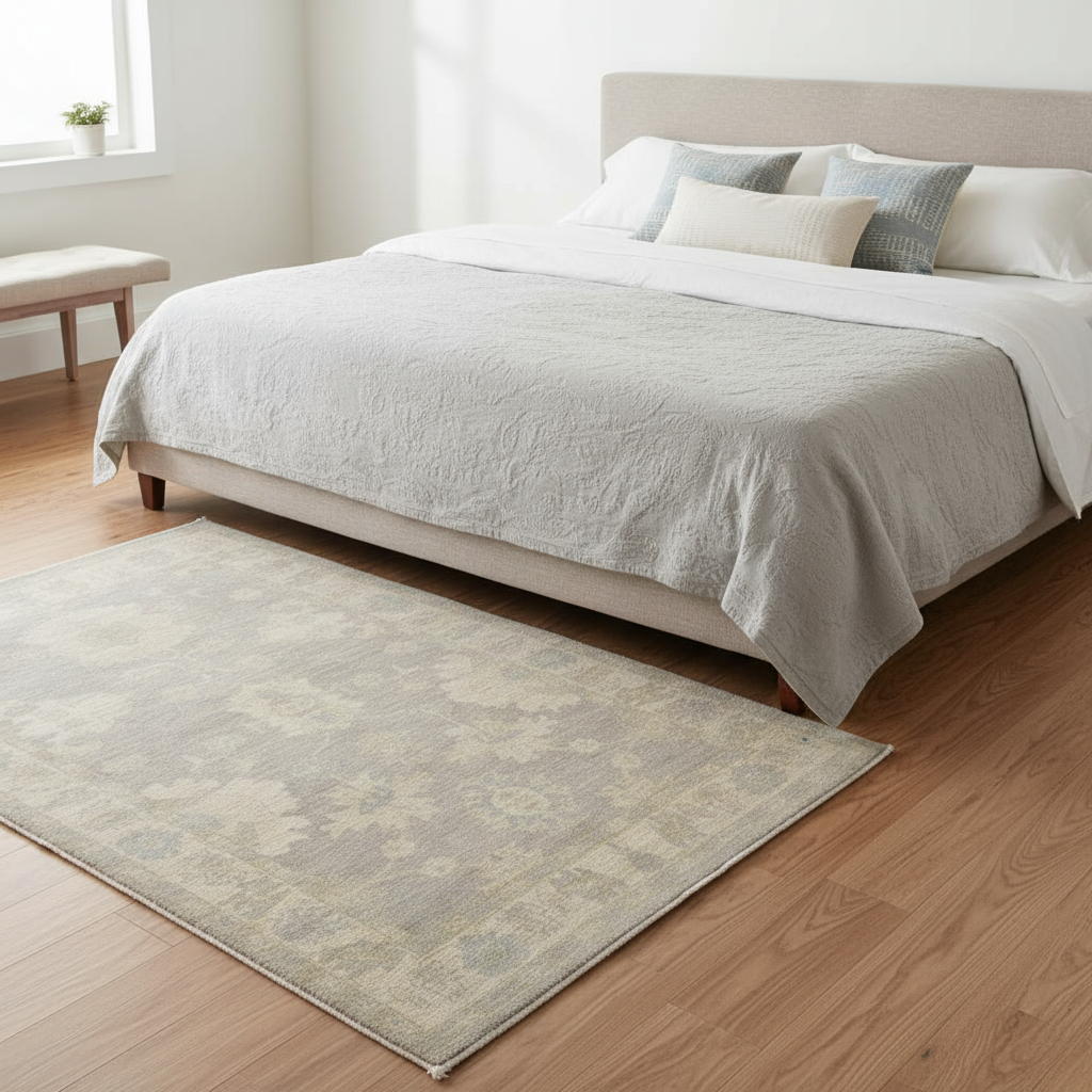 3.11 x 5.11 ft Hand Knotted Oushak Rug