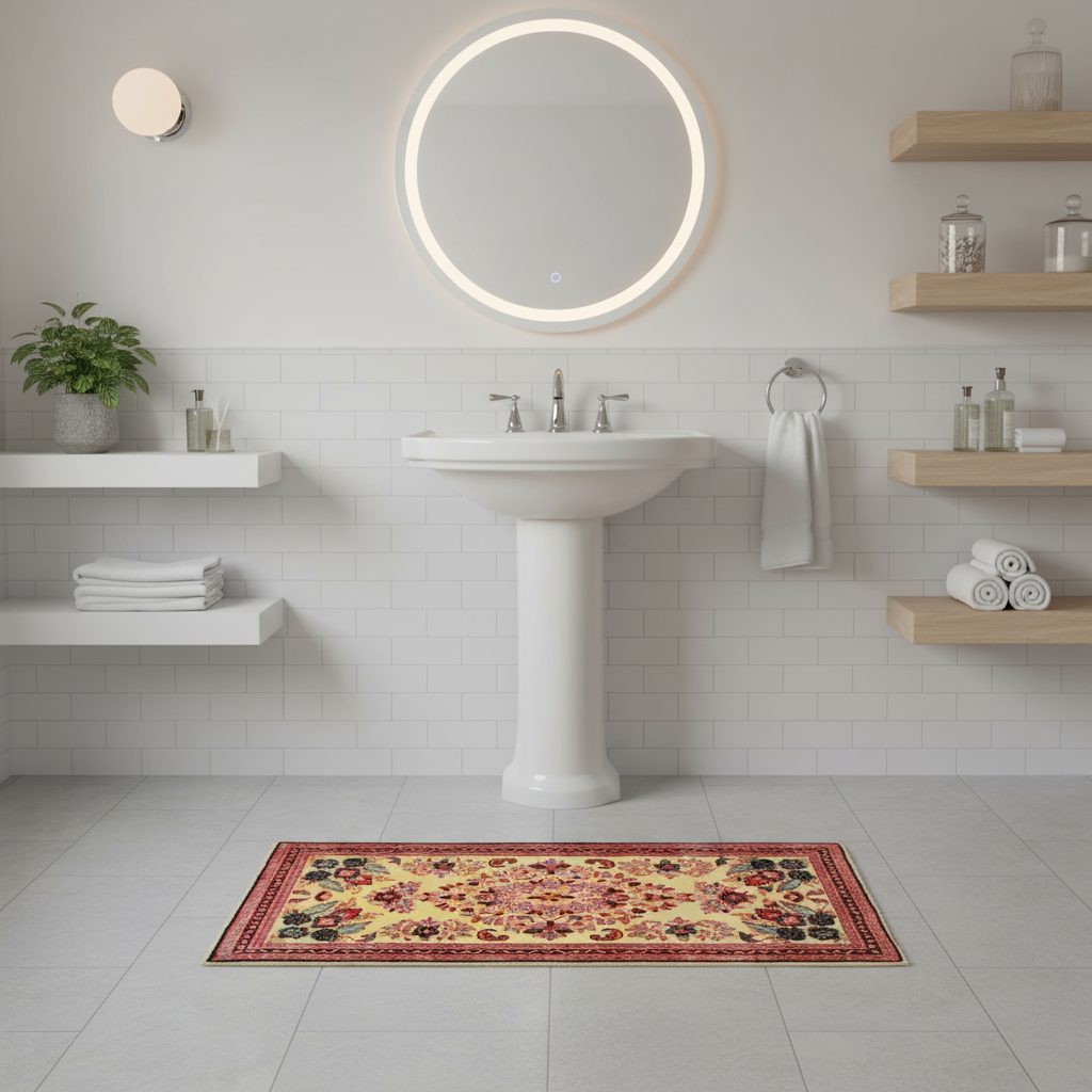 2.3 x 3.8 ft Hand Knotted Persian Hamadan Rug