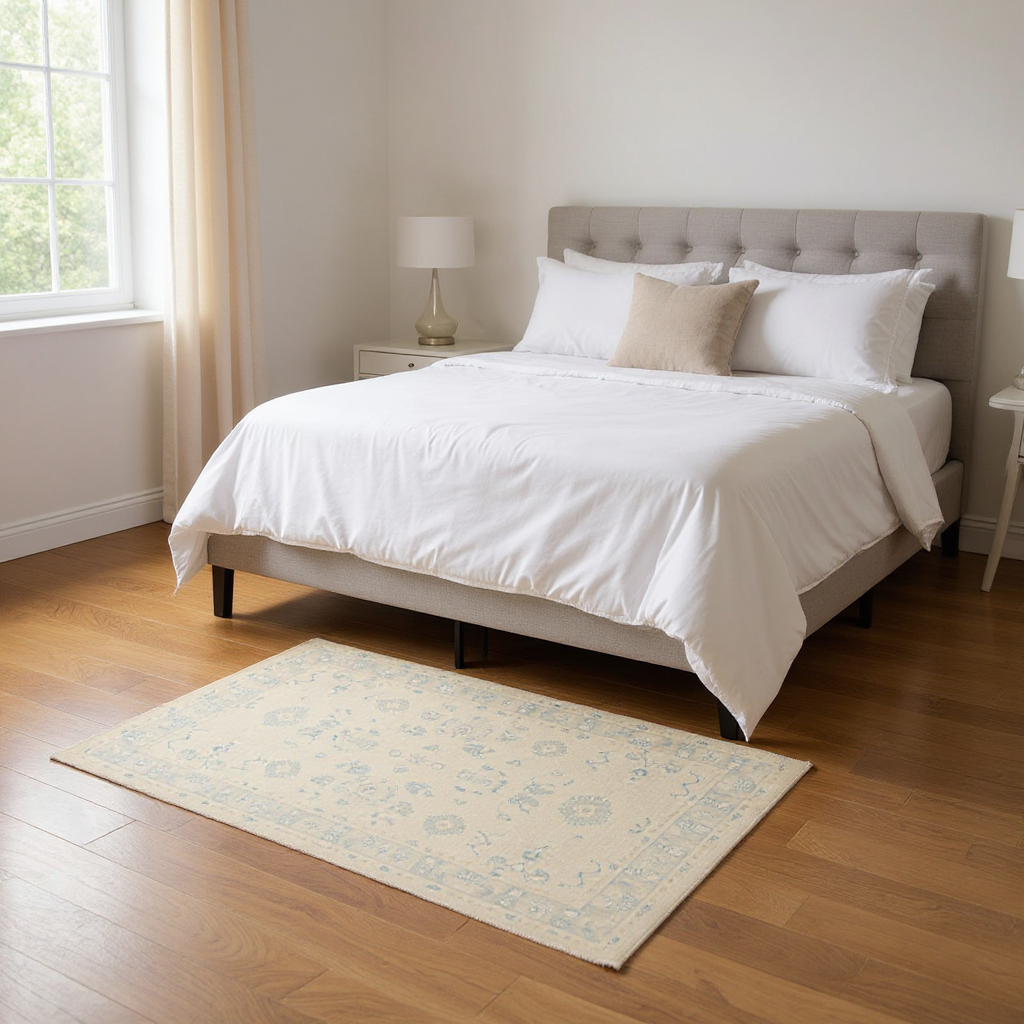 4.11 x 6.10 ft Hand Knotted Chobi Rug