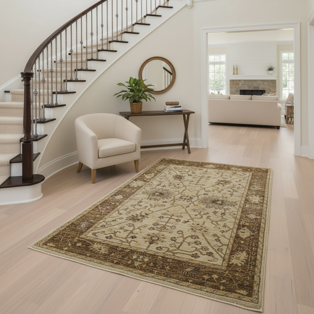 4 x 6 ft Hand Knotted Sultanabad Rug