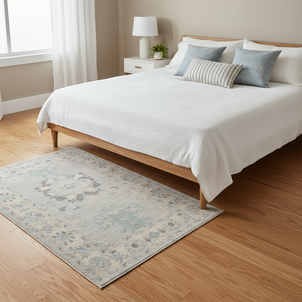 3.11 x 5.10 ft Hand Knotted Oushak Rug