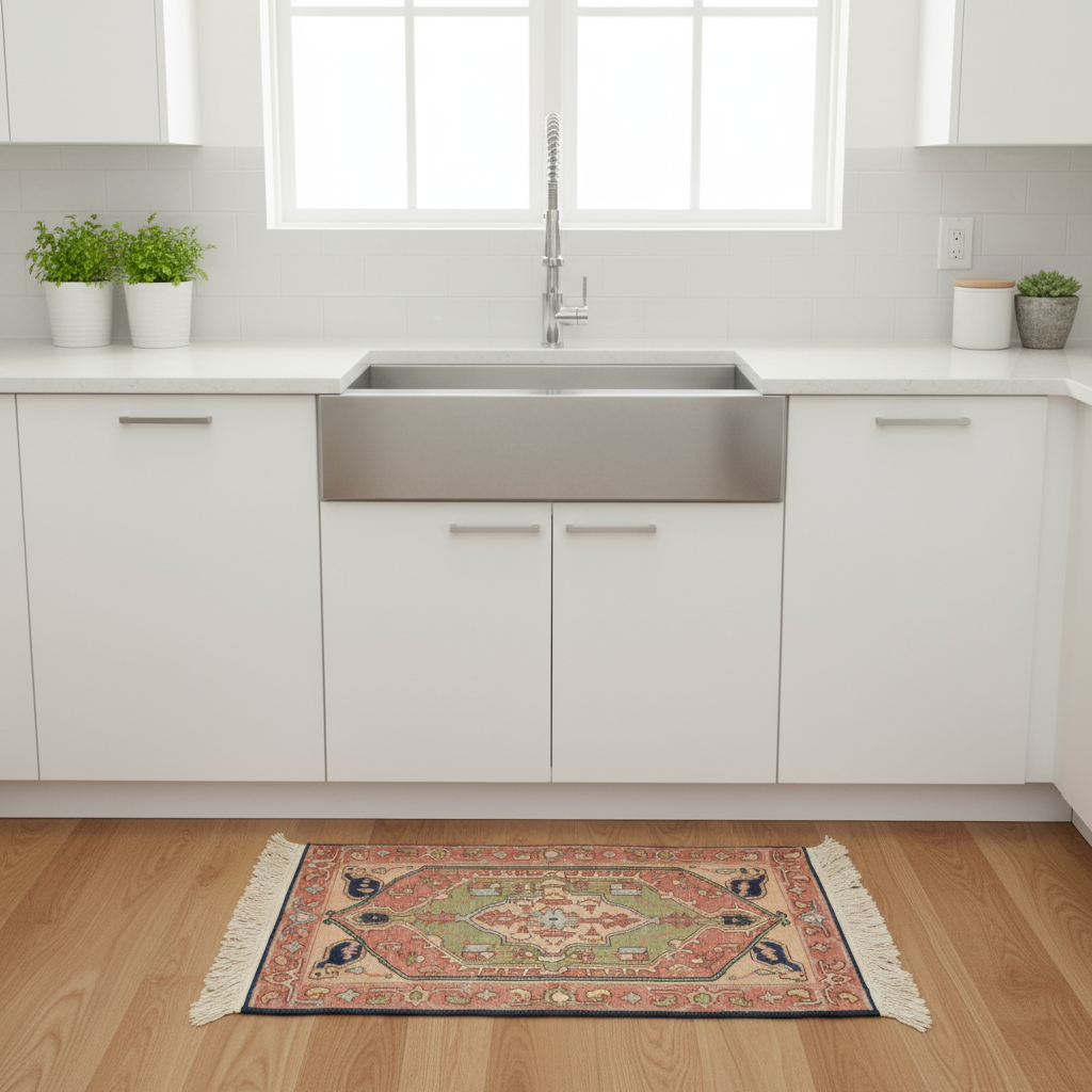 2 x 3 ft Hand Knotted Indian Sumac Rug