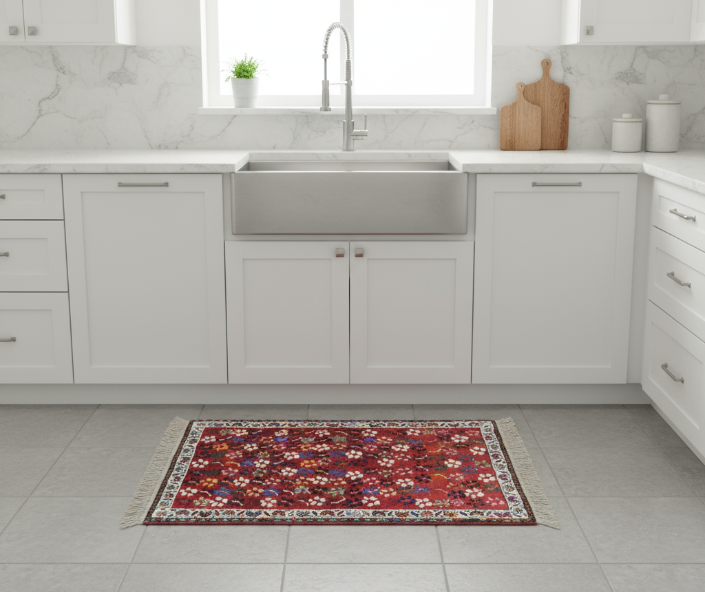 2.4 x 3.6 ft Hand Knotted Persian Shiraz Rug