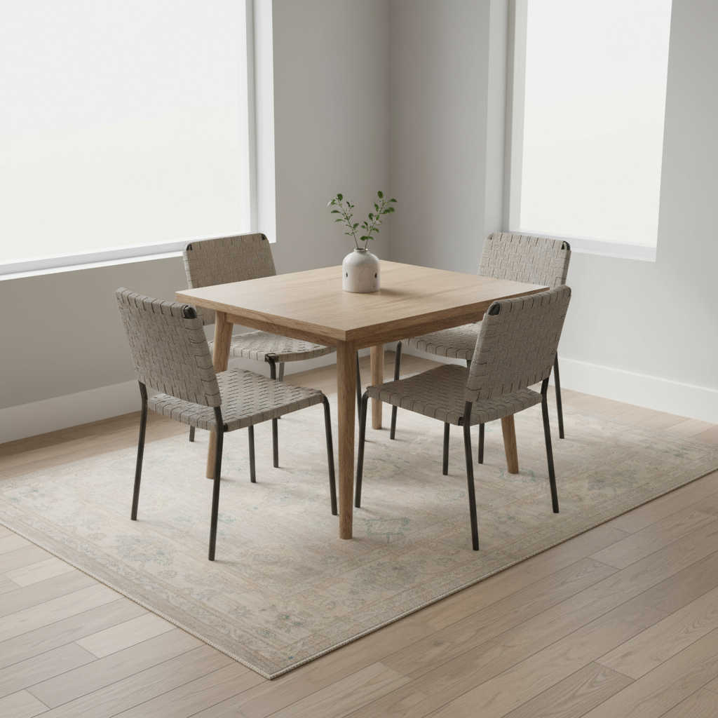 5 x 6.10 ft Hand Knotted Oushak Rug