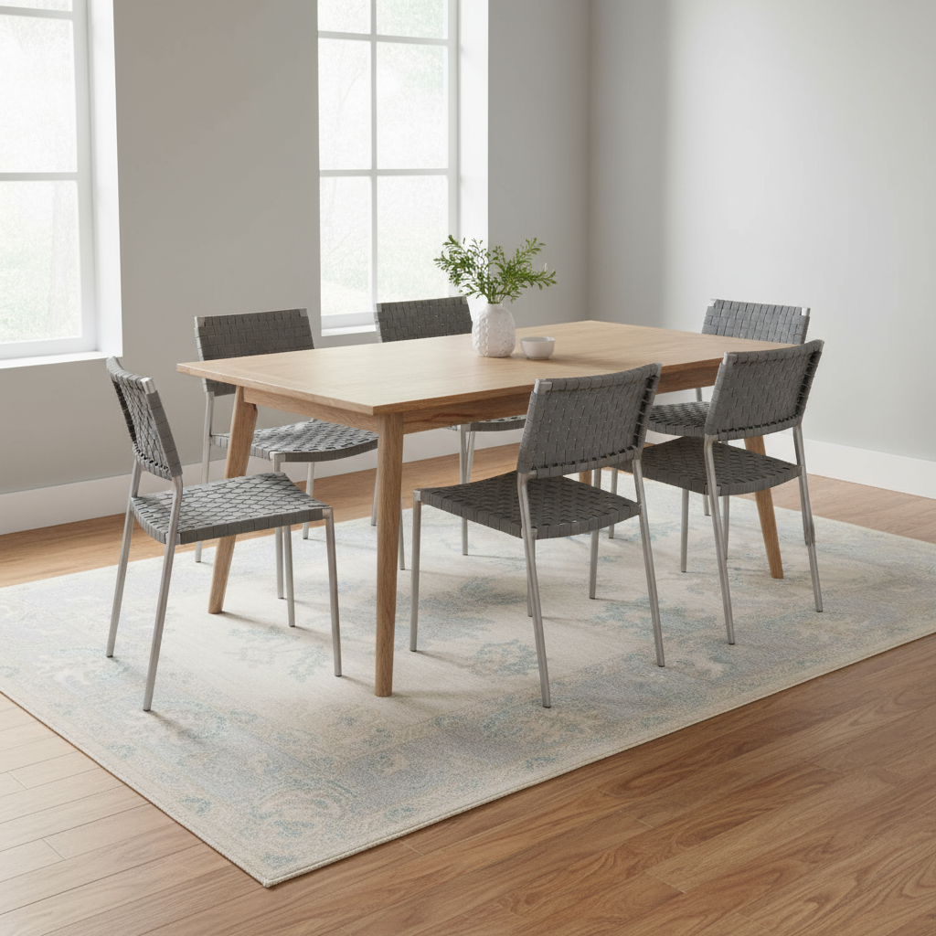 5.7 x 7.10 ft Hand Knotted Oushak Rug