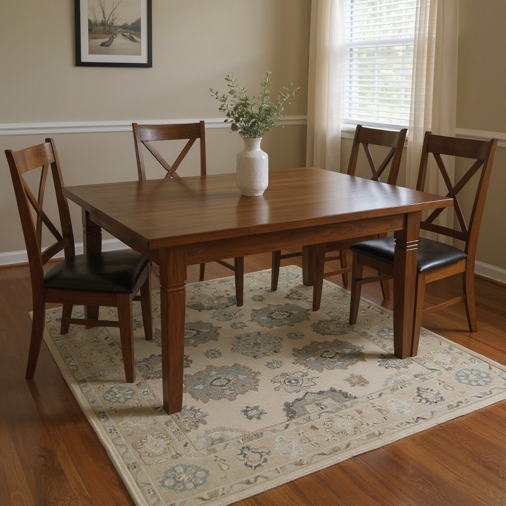 6.7 x 10.2 ft Hand Knotted Oushak Rug