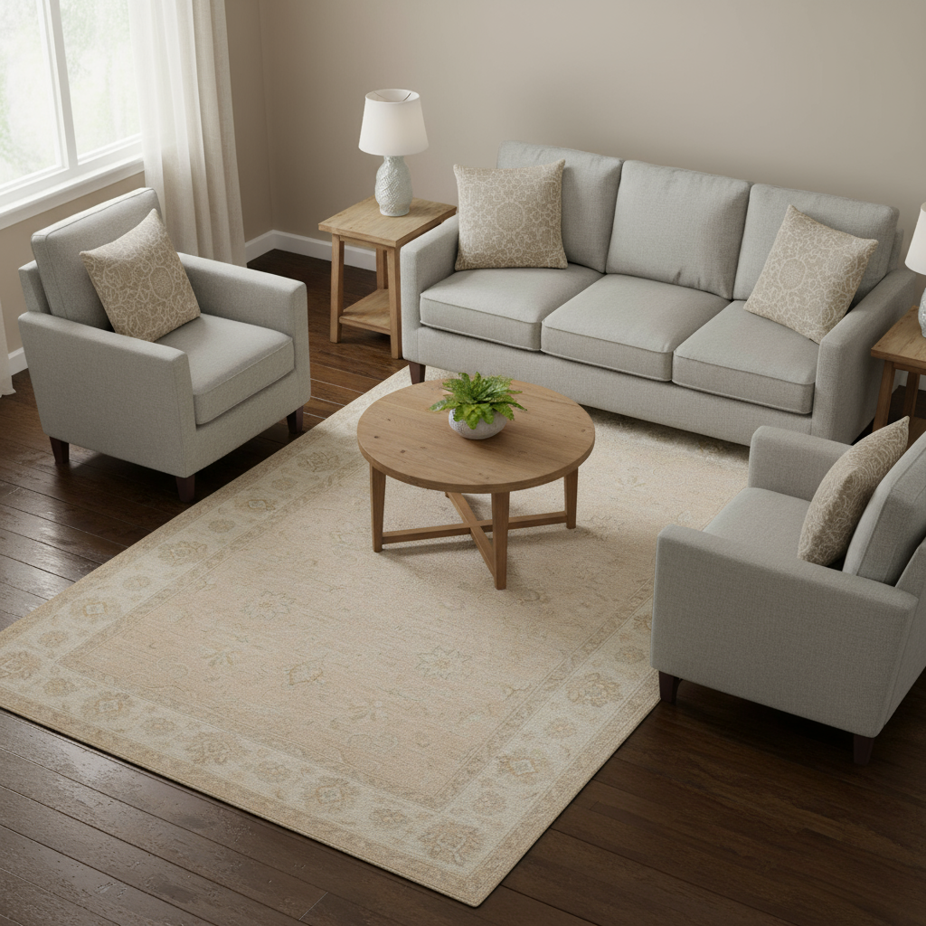 6.4 x 9.6 ft Hand Knotted Chobi Rug