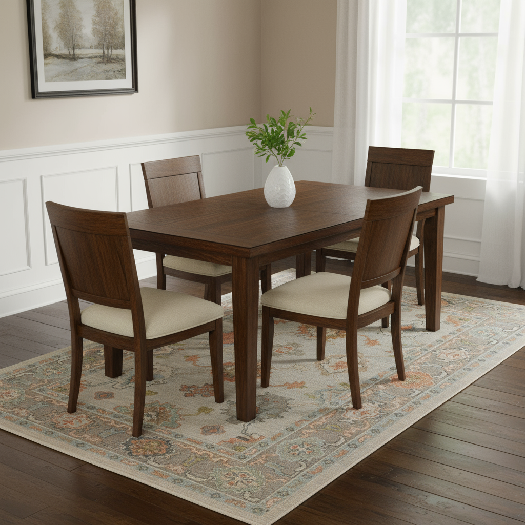 5.11 x 8.10 ft Hand Knotted Oushak Rug