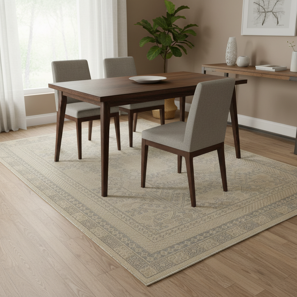 5.9 x 8.9 ft Hand Knotted Khotan Rug