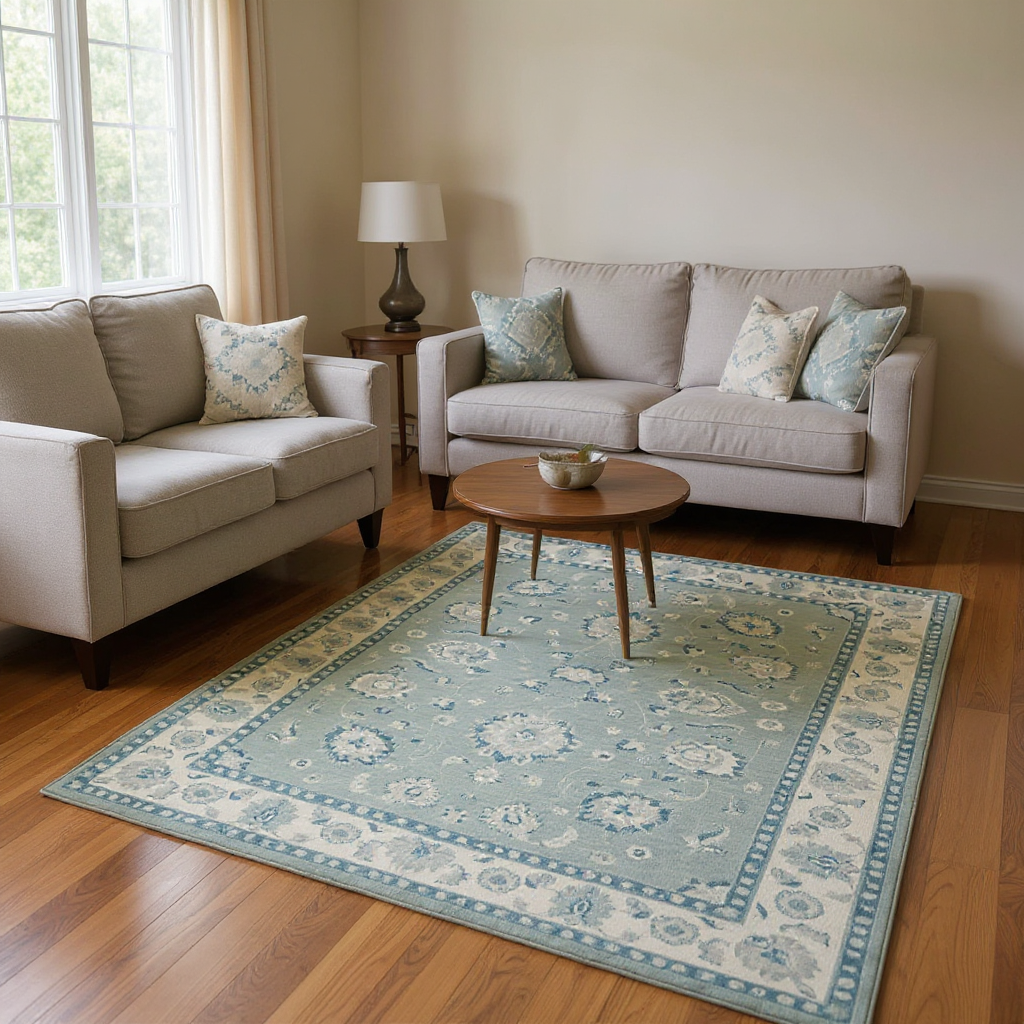 6.7 x 9.7 ft Hand Knotted Chobi Rug